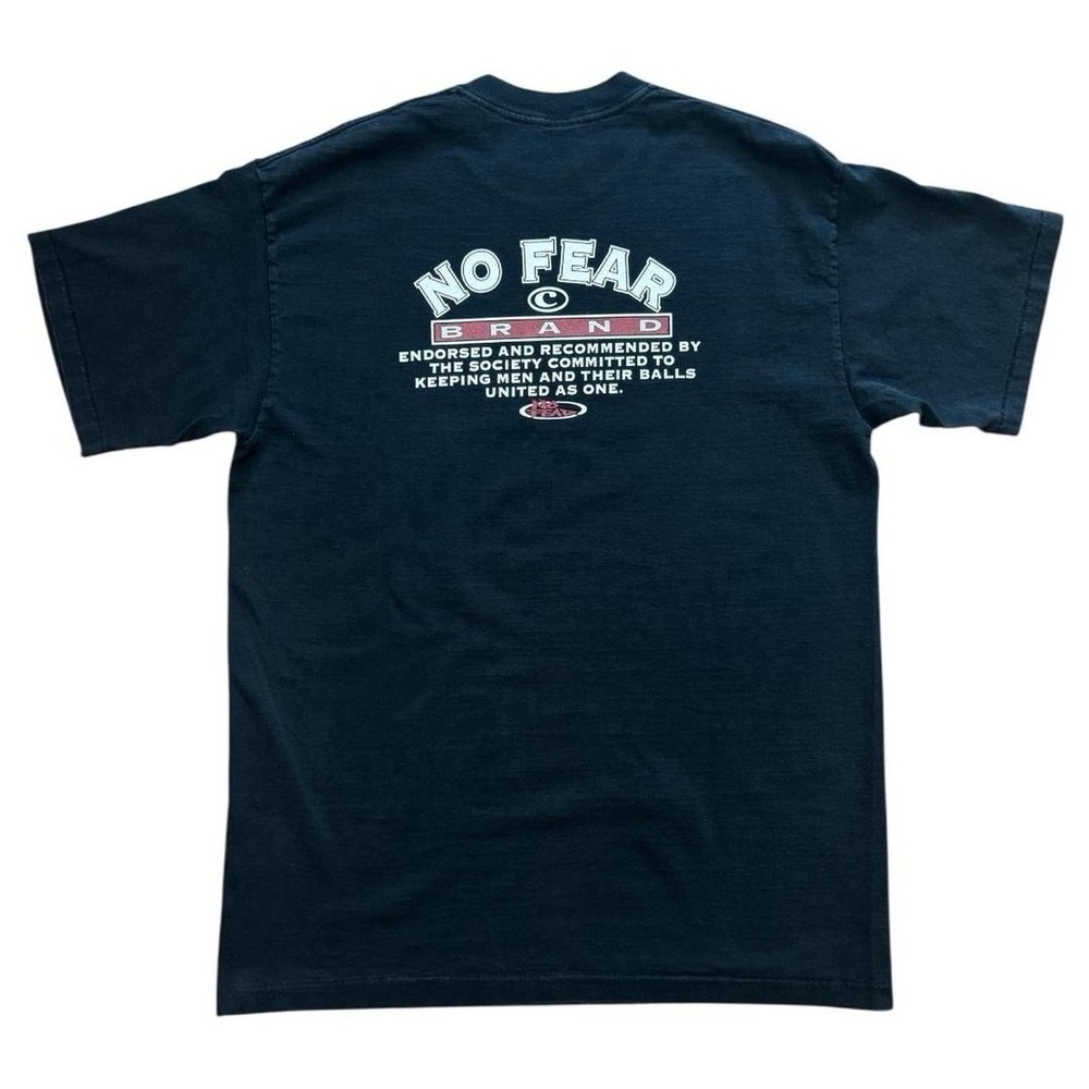 Vintage 90s No Fear Skate Surf USA Single Stitch Mullet T-shirt XL 22x31